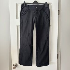 Prana Women’s Halle Black Hiking Pants With Zipper Pockets